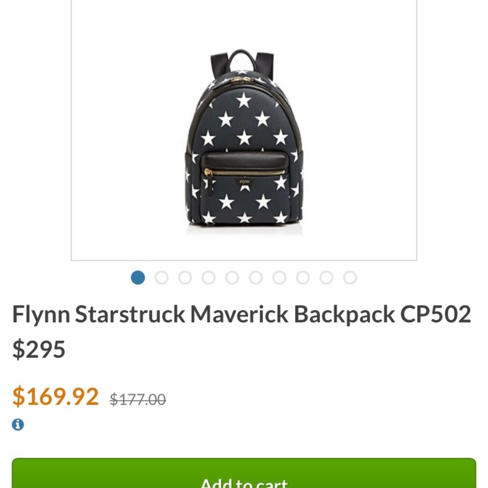 Flynn Starstruck Maverick Backpack NEVER USED - Picture 2 of 3